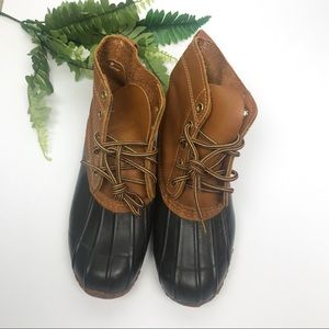 Eddie Bauer Leather Duck Boots